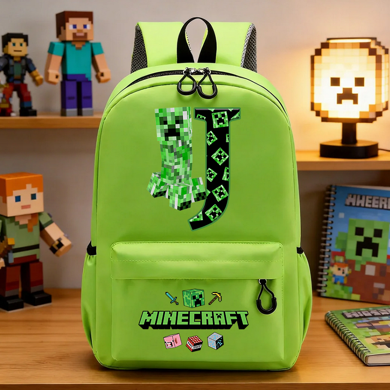 Art Craft Materials - Mochila Escolar Primaria Miner Crafting Pixel,