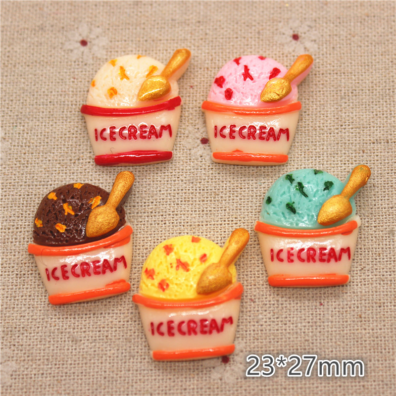 Art Craft Ice Cream - Helado de resina Kawaii de 10