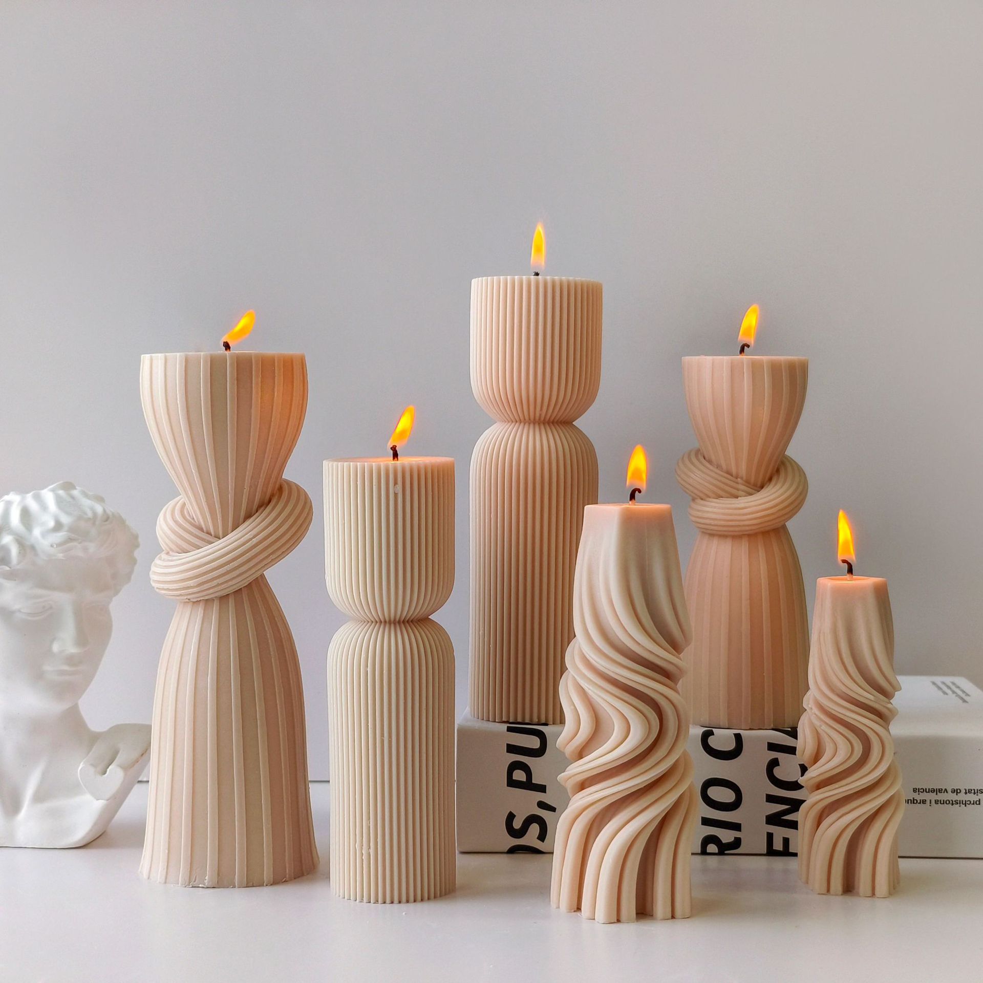 Soy Candle Fragrance Oil - Molde de silicona con forma de