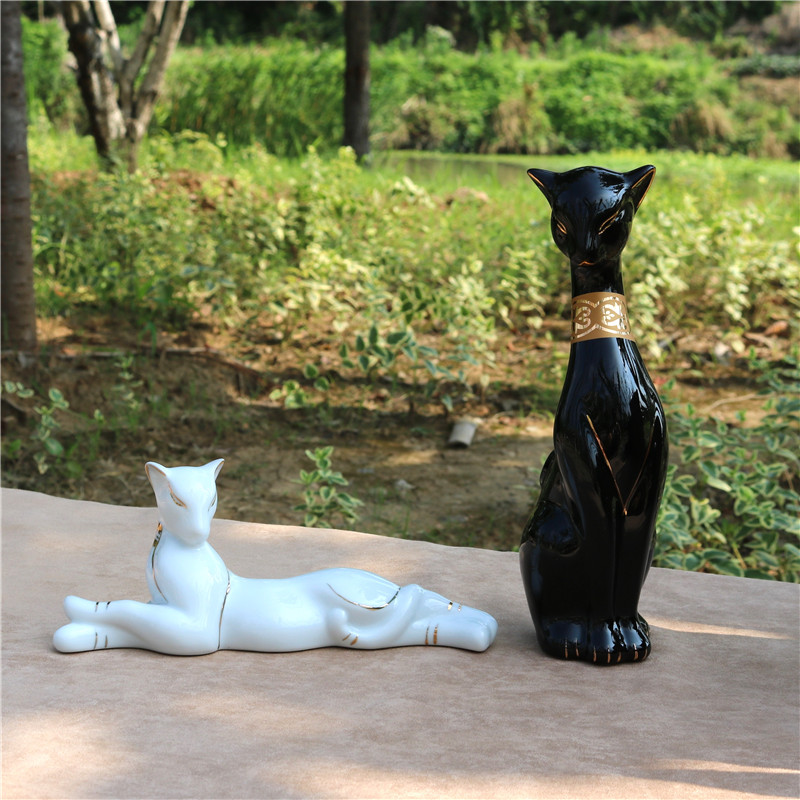 Art Craft Cat - Escultura de gato Bastet de diosa