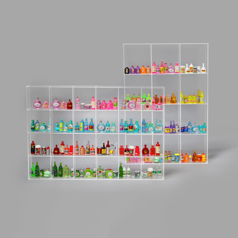 Box Art And Craft - Caja organizadora de acrílico transparente, contenedor