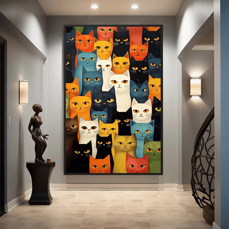 Art Craft Cat - Kit de pintura por números para