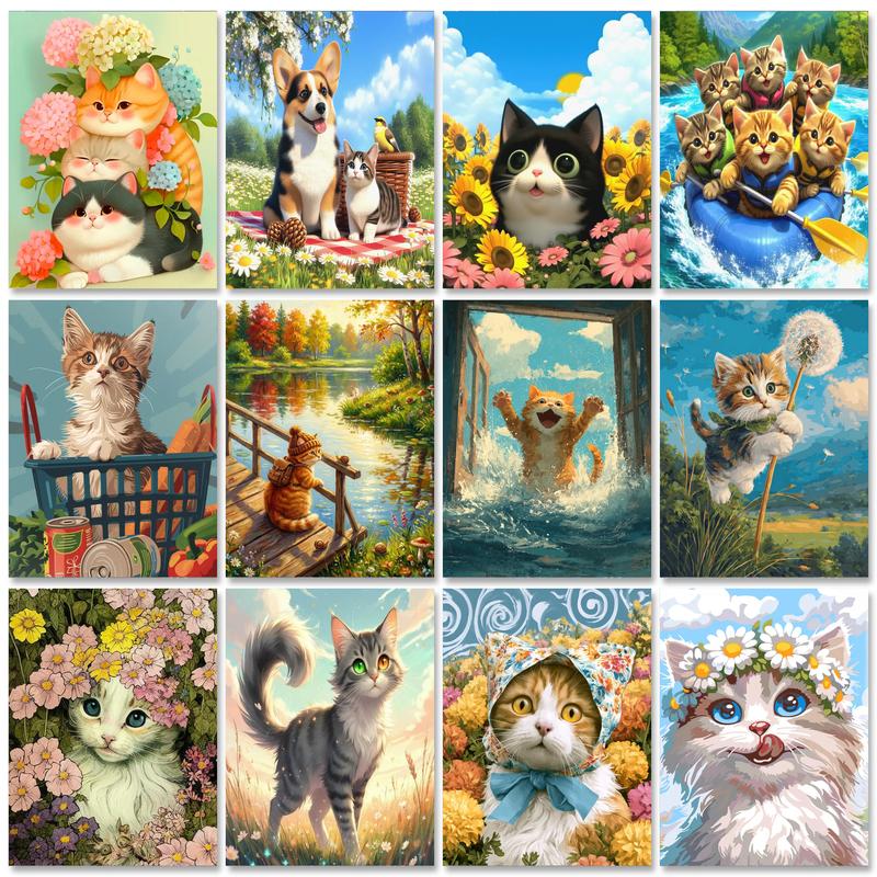 Art Craft Cat - GATYZTORY Kit de pintura por números