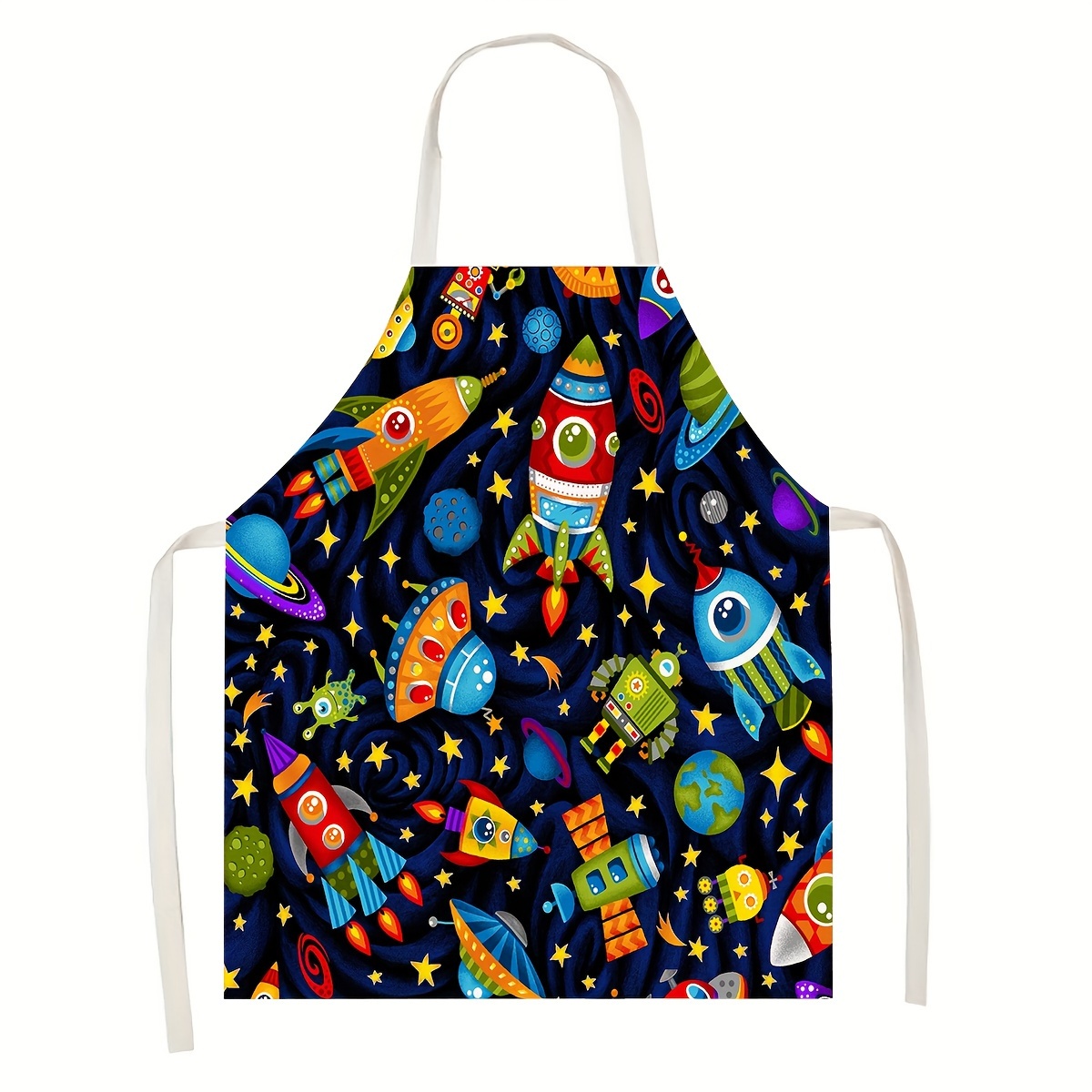 Art And Craft Rocket - Delantal Infantil con Diseño de Cohetes,