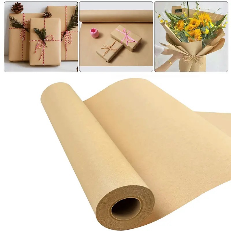 Wallpaper Art And Craft - Papel Kraft marrón Ideal para envolver