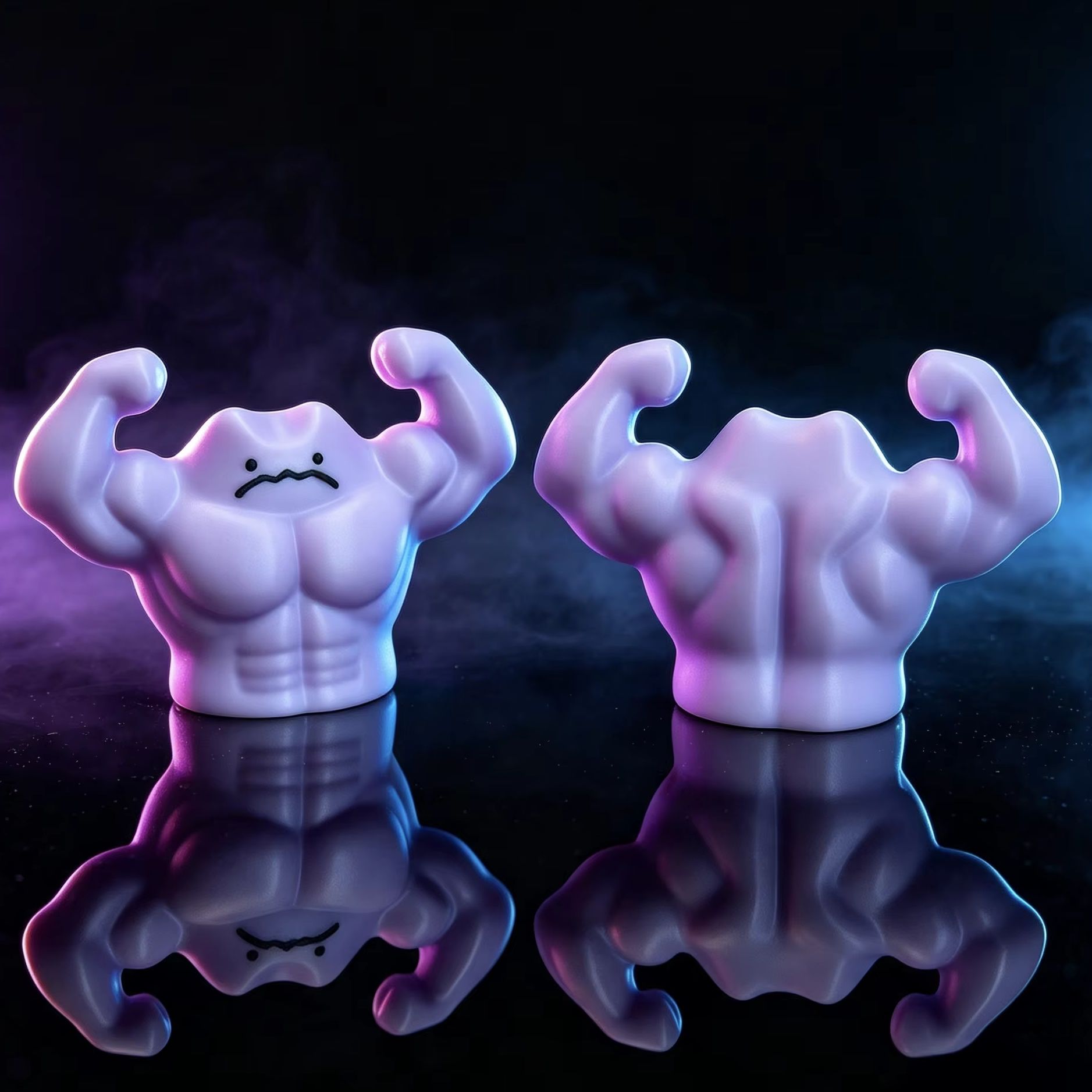 Art Craft Materials - Novedosa Escultura Antiestrés de Pokémon: Ditto
