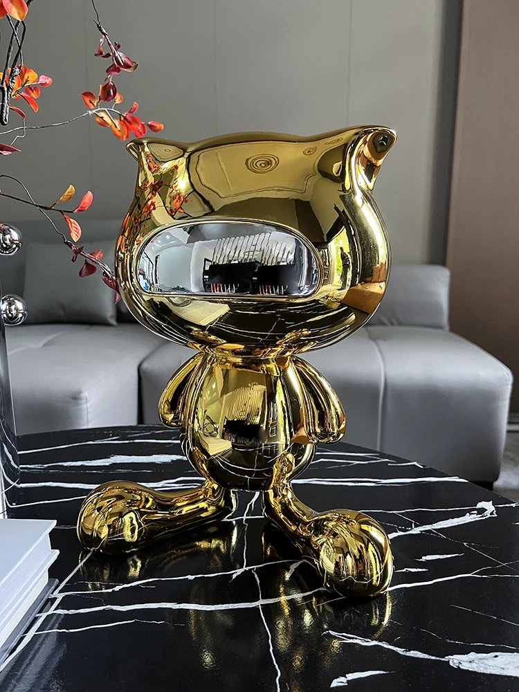 Art Craft Cat - Estatua de gato de la suerte
