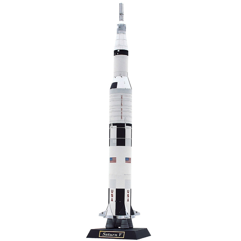 Art And Craft Rocket - Saturno V cohete espacial plegable, arte