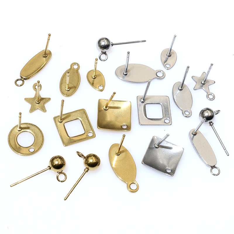 Art Craft Diy - 20 piezas de acero inoxidable, pendientes