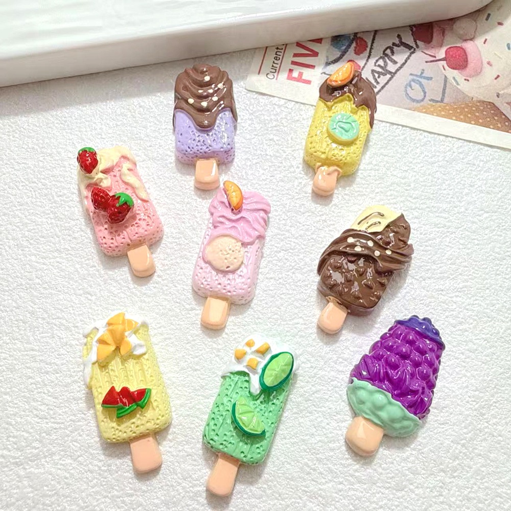 Art Craft Ice Cream - 10/100 Uds. Miniaturas bonitas para casa