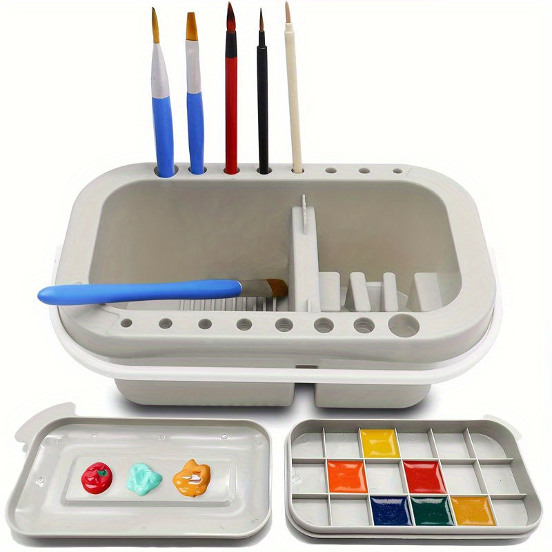 Lavador de Pinceles 3 en 1 con - Watercolor Brush Pen reseña y precio