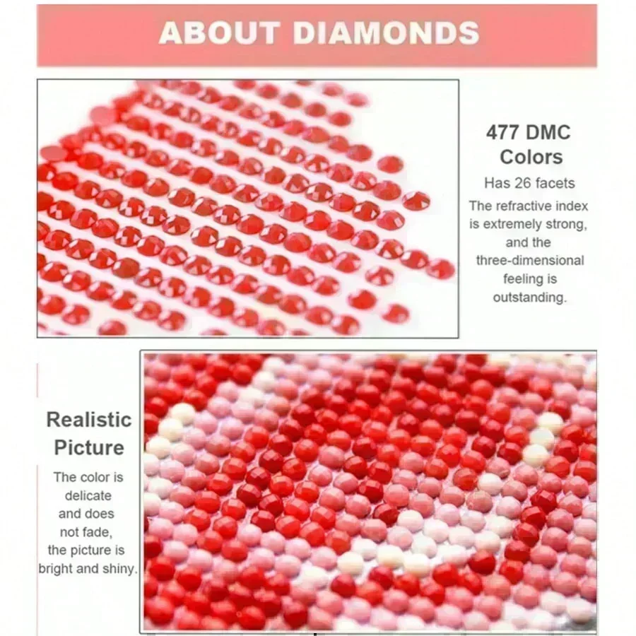 Pintura de diamante 5D DIY, ta - Wallpaper Art And Craft reseña y precio