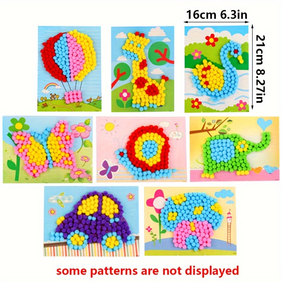Pintura de pompón de colores,  - Art Craft Handmade reseña y precio