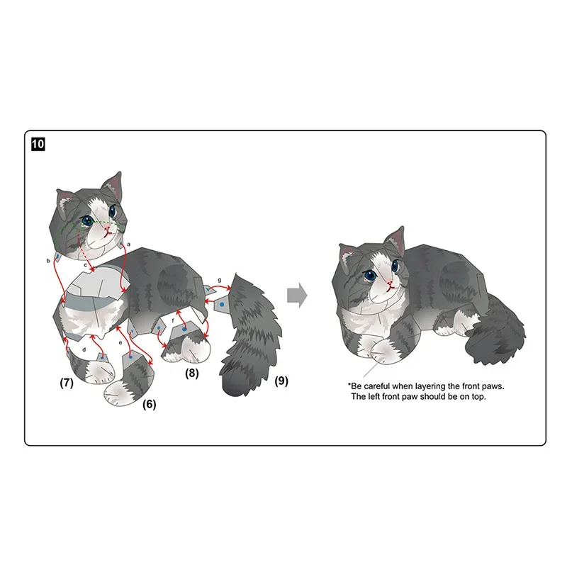 Gato del bosque noruego plegab - Art Craft Cat reseña y precio