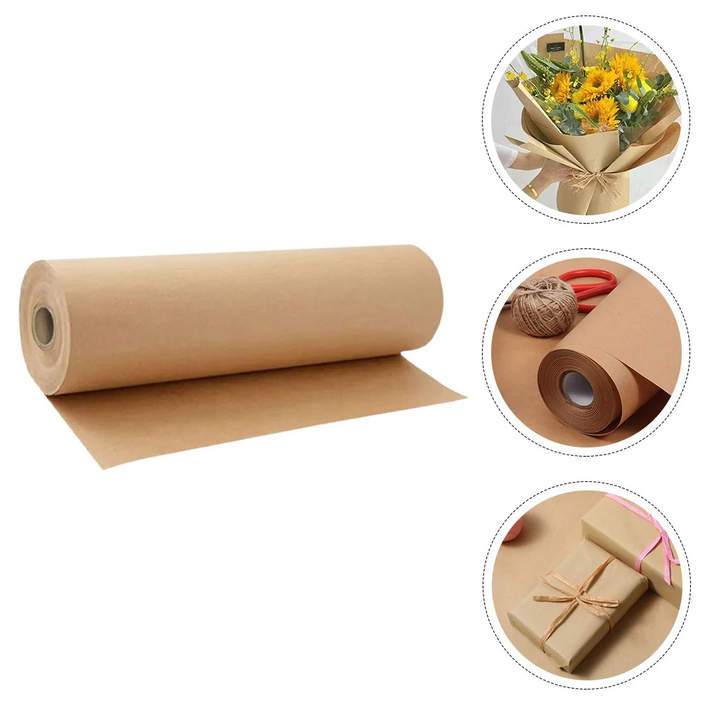 Papel Kraft marrón de 30CM, em - Wallpaper Art And Craft reseña y precio