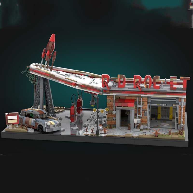 2168 piezas MOC Cohete Rojo Fa - Art And Craft Rocket reseña y precio