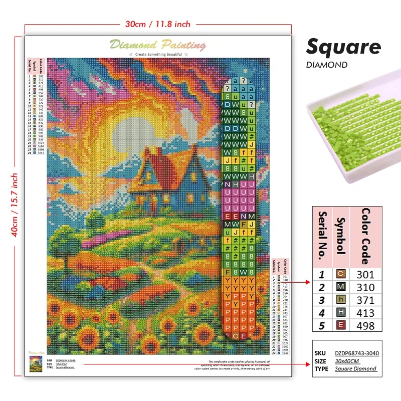 Kit de Pintura de Diamantes DI - Wallpaper Art And Craft reseña y precio