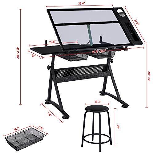 Mesa de Dibujo, Escritorio par - Art Crafting reseña y precio