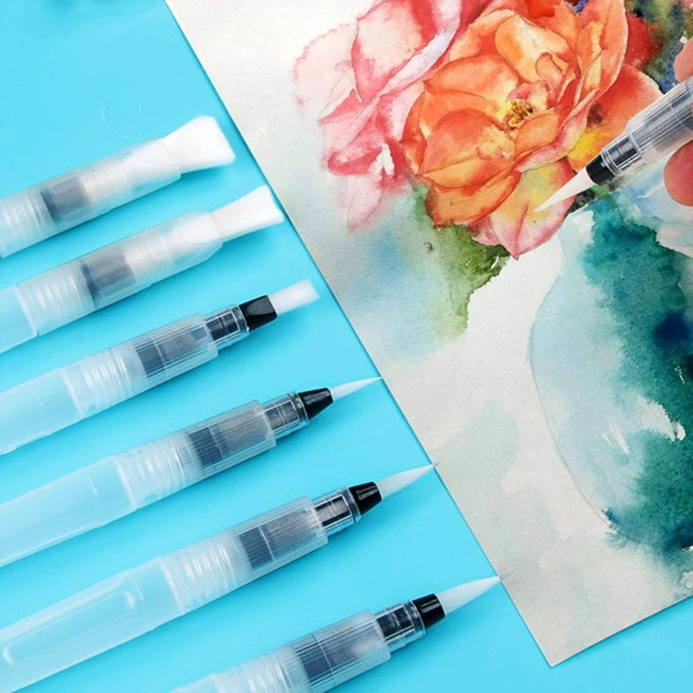 Juego de 6 unidades de bolígra - Watercolor Brush Pen reseña y precio