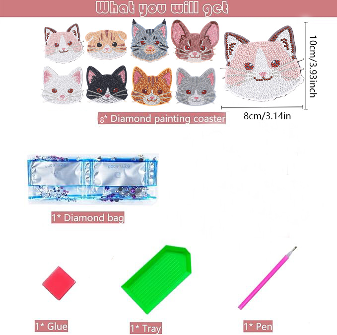 Set de Arte de Pintura de Diam - Art Craft Cat reseña y precio