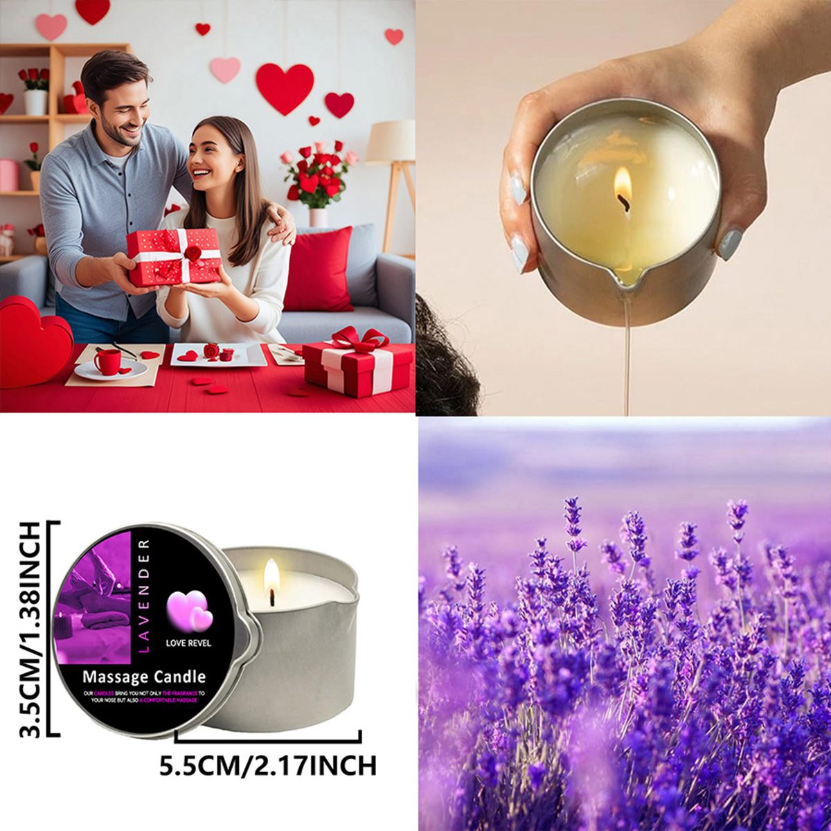 Vela de aceite de masaje, vela - Soy Candle Fragrance Oil reseña y precio