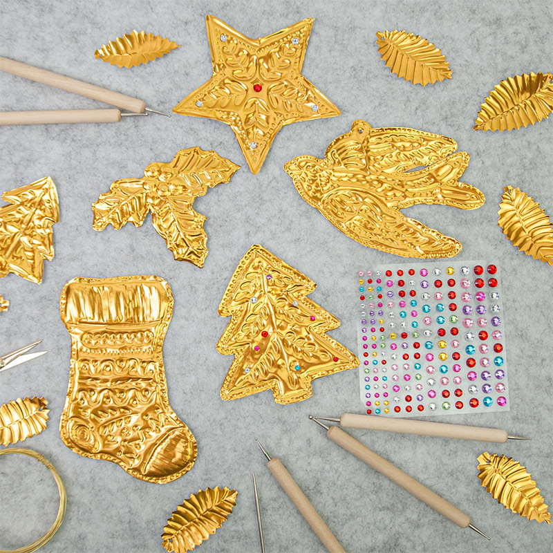 DIY lámina de oro arte alivio  - Art Craft Paper reseña y precio