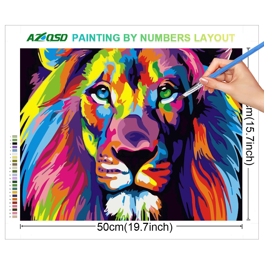 AZQSD-pintura por números para - Art Craft Cat reseña y precio