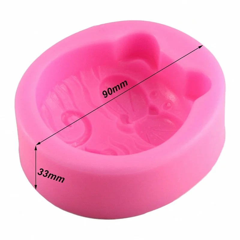1 molde de silicona antiadhere - Art Craft Cat reseña y precio