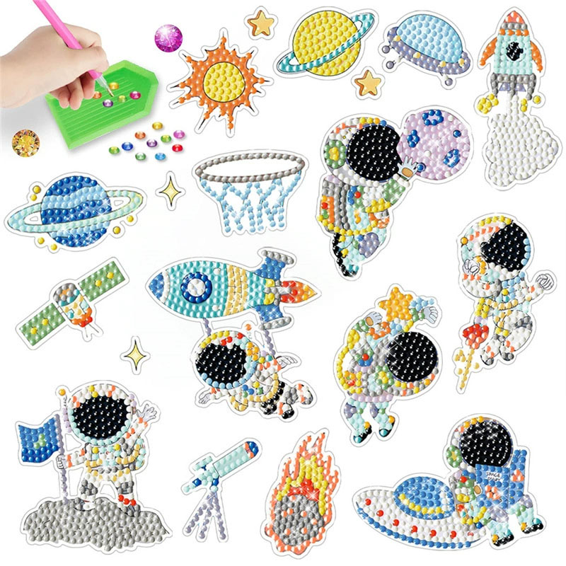 Kit de arte de diamante espaci - Art And Craft Rocket reseña y precio
