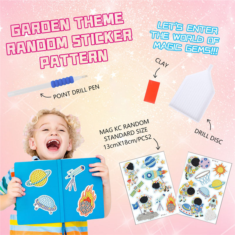 Kit de arte de diamante espaci - Art And Craft Rocket reseña y precio