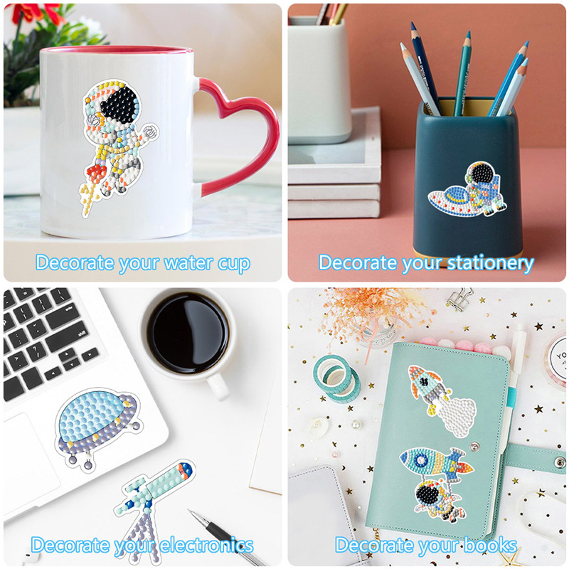 Kit de arte de diamante espaci - Art And Craft Rocket reseña y precio