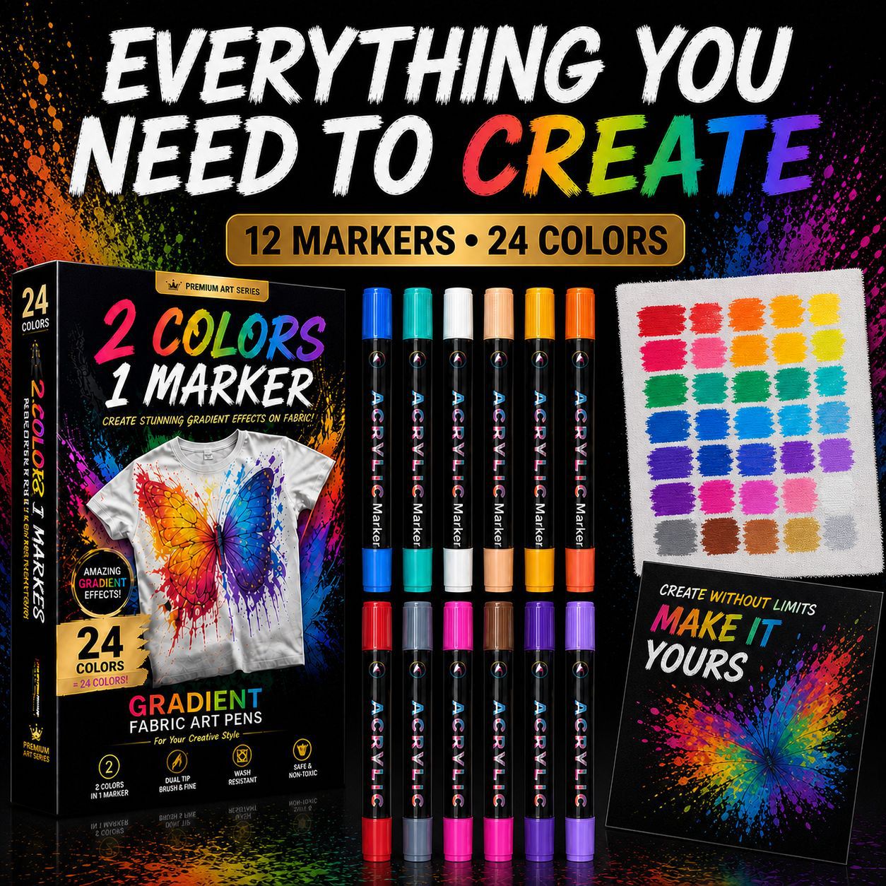 Pintura Acrílica, Rotuladores  - Box Art And Craft reseña y precio