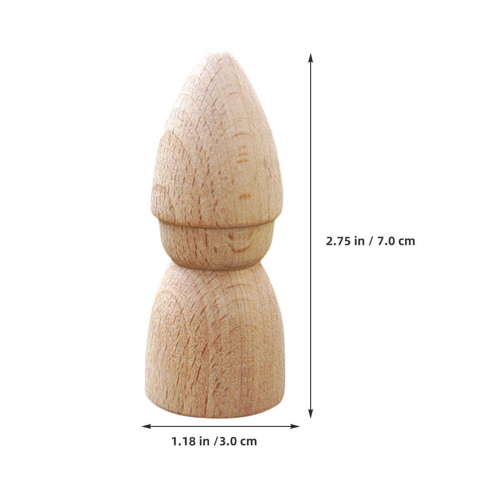 6 Piezas de Figuras de Madera  - Art Craft Diy reseña y precio