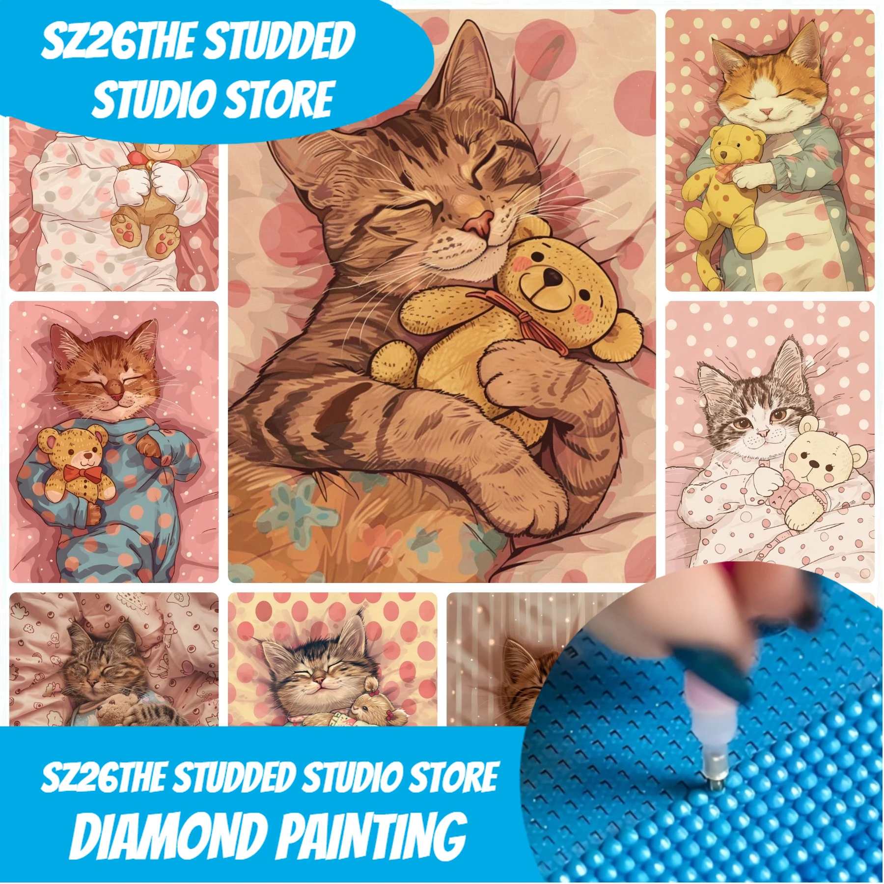 Sz26 - Pintura de Diamantes DI - Art Craft Cat reseña y precio