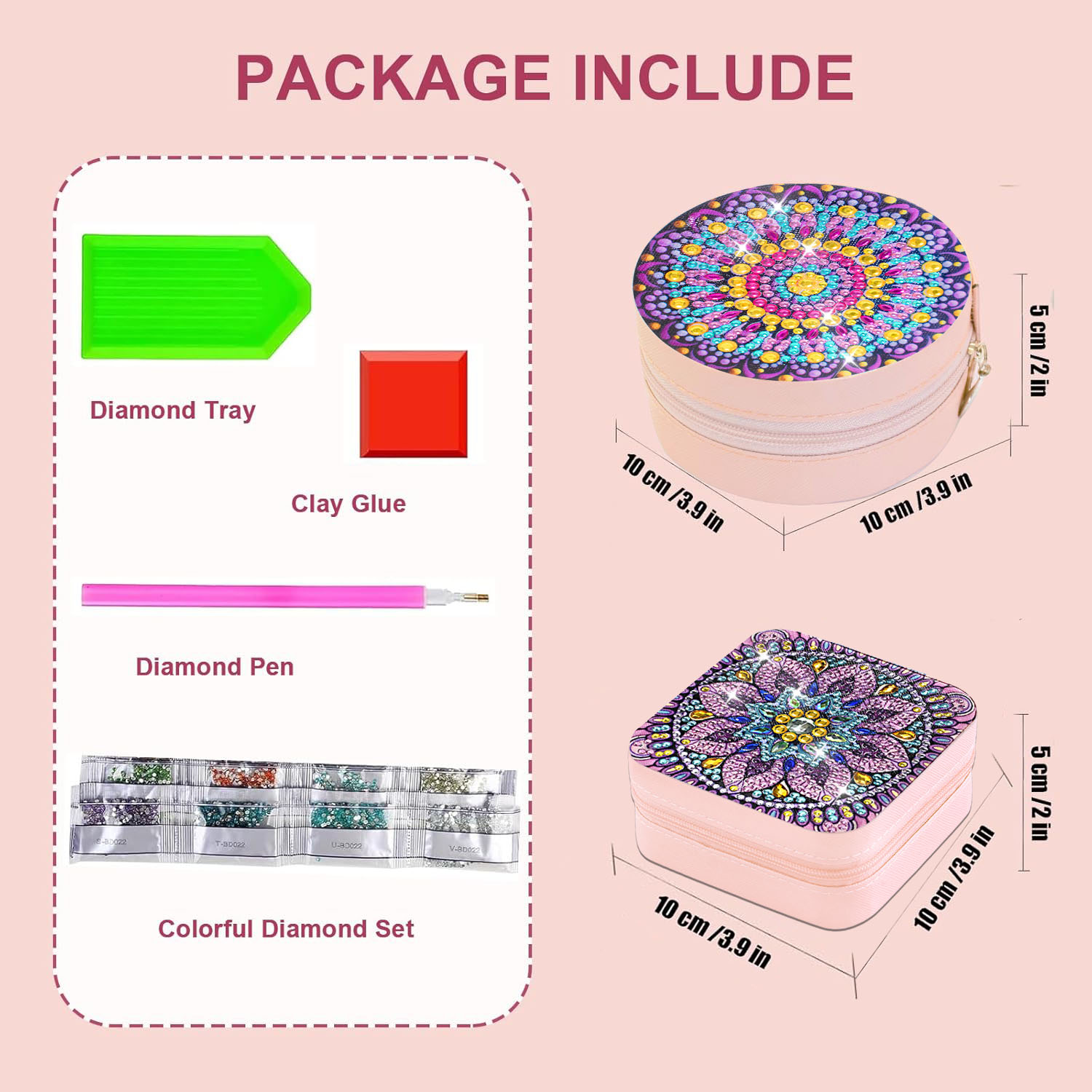 Kit de Pintura de Diamantes Fl - Box Art And Craft reseña y precio