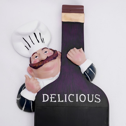 Estatuilla de Chef y pescado,  - Art Craft Bakery reseña y precio