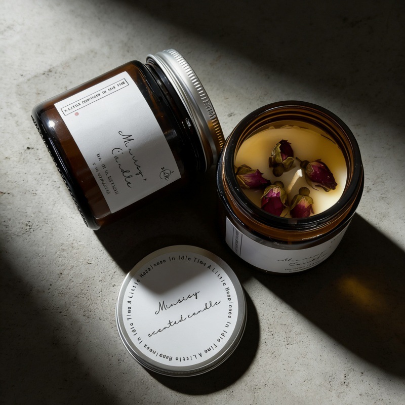 Vela perfumada con aroma a ros - Soy Candle Fragrance Oil reseña y precio