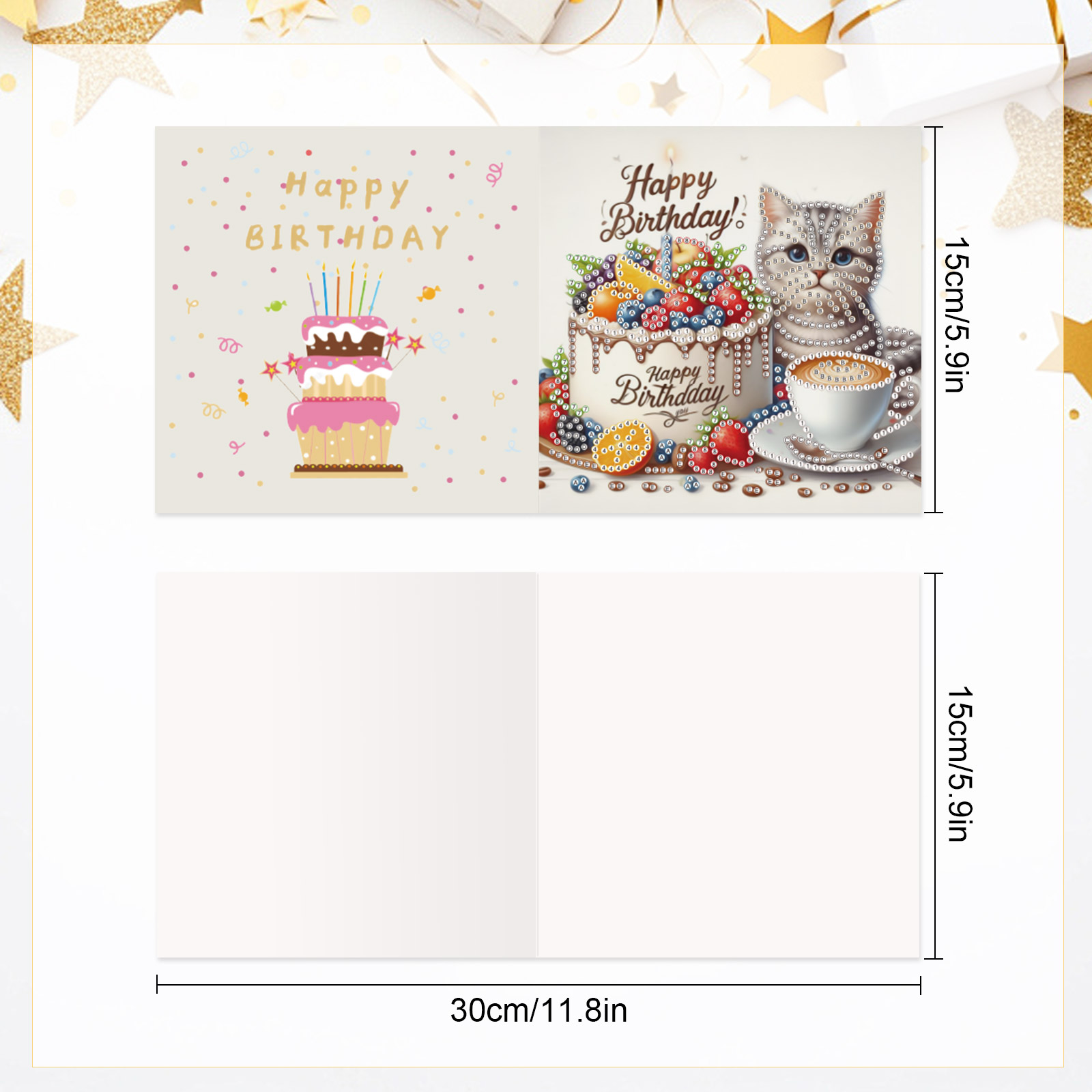 Kits de tarjetas de felicitaci - Art Craft Cat reseña y precio