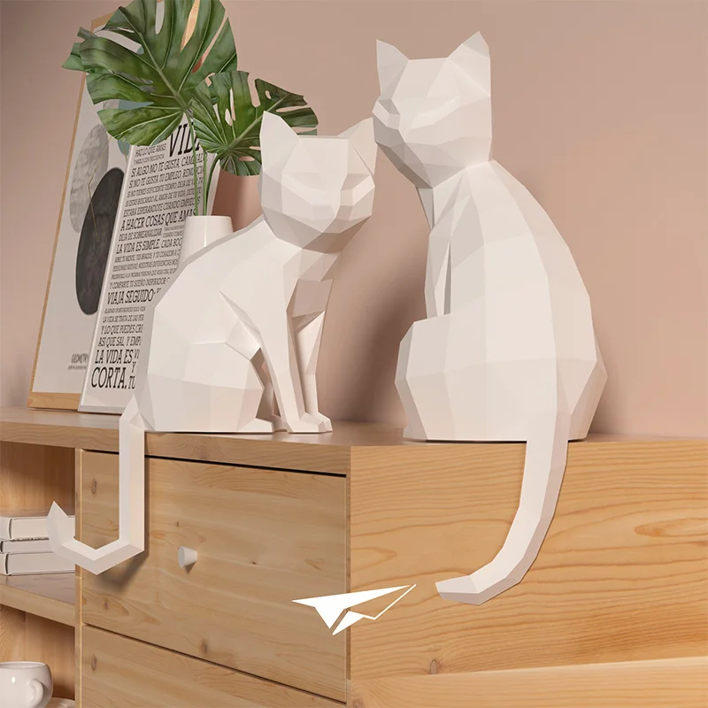 1 par de amantes gato Animal d - Art Craft Cat reseña y precio