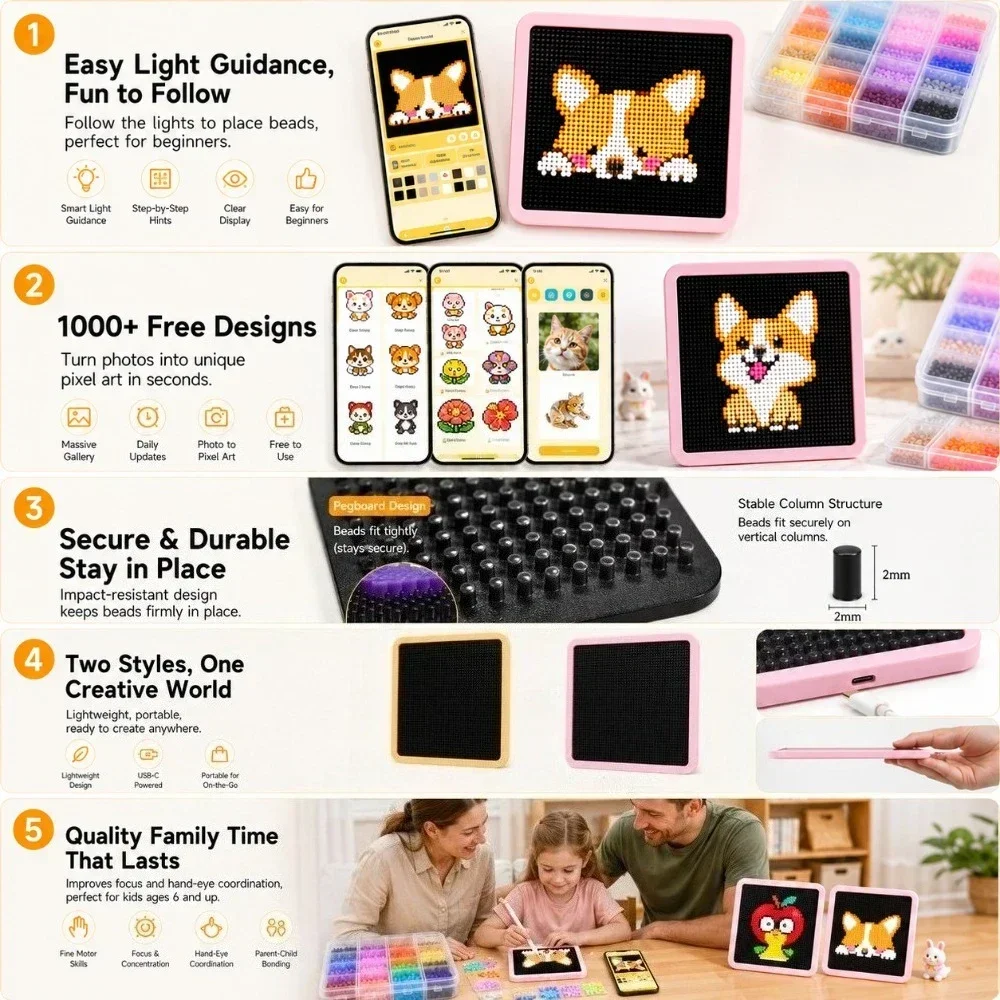 Tablero de Luces LED Inteligen - Art Crafting reseña y precio
