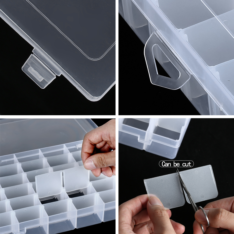 Caja organizadora de plástico  - Art Craft Display reseña y precio